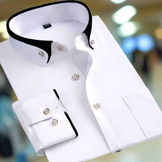 Albert: Classic Cotton Shirt With Long Sleeves