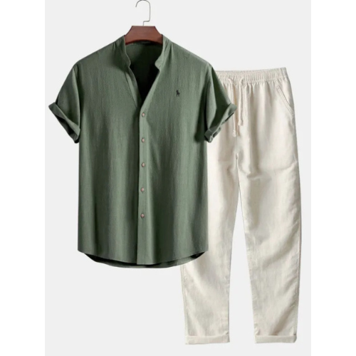 Ralph Lauren Men's Casual Shirt & Jogger Set