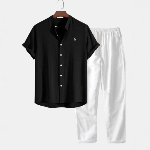 Ralph Lauren Men's Casual Shirt & Jogger Set