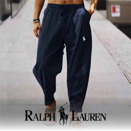 Ralph Lauren Linen Blend Summer Trousers – Relaxed Fit