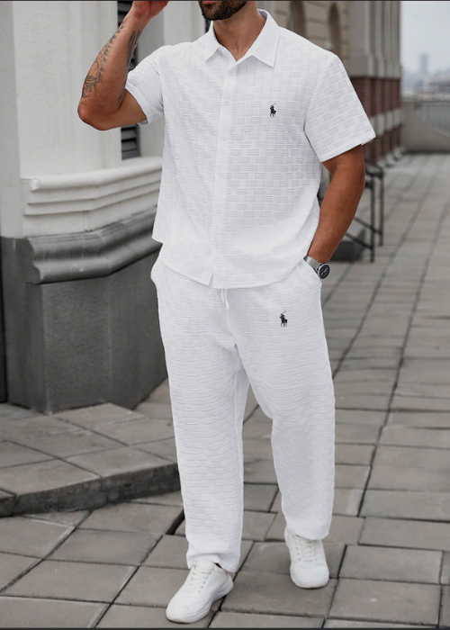 Ralph Lauren-Inspired Summer Set – Shirt & Pants