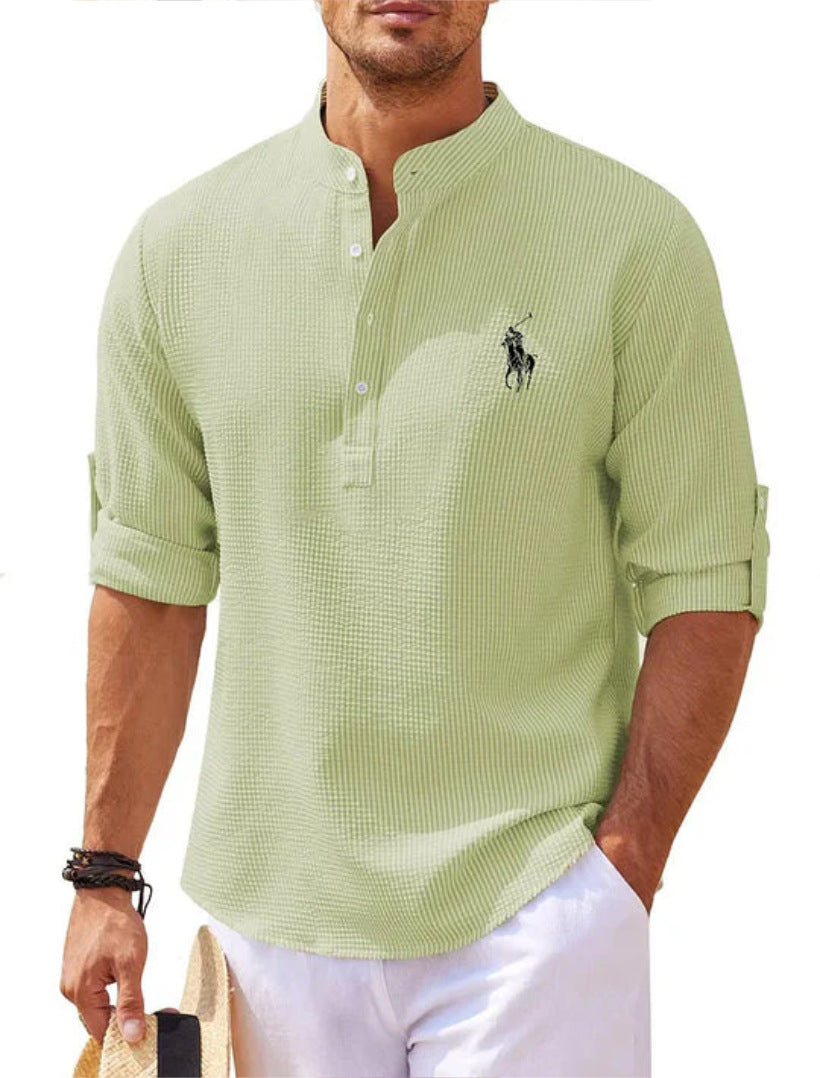 Ralph Lauren – Men's Casual Stand Collar Shirt