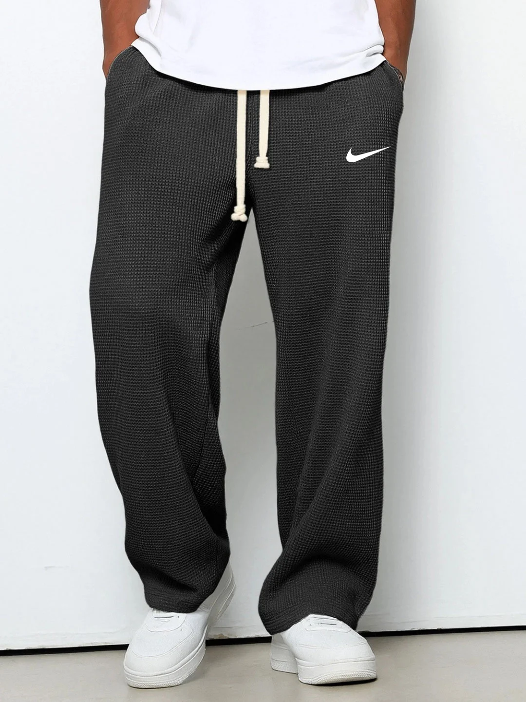 NK™ Casual Trousers with Embossed Texture