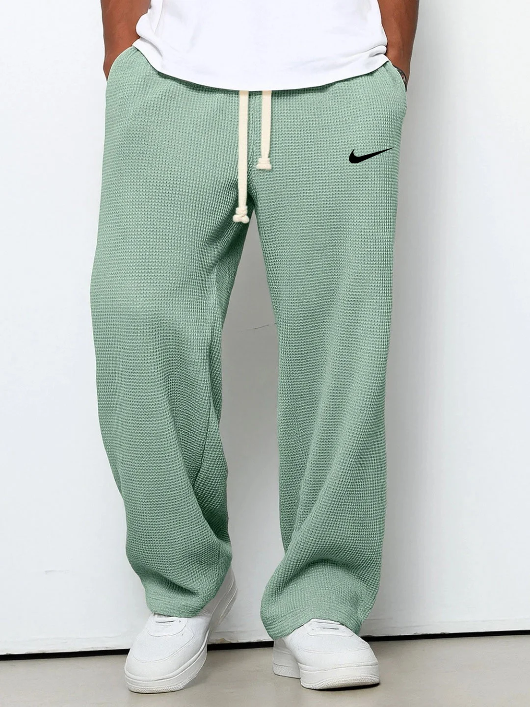 NK™ Casual Trousers with Embossed Texture
