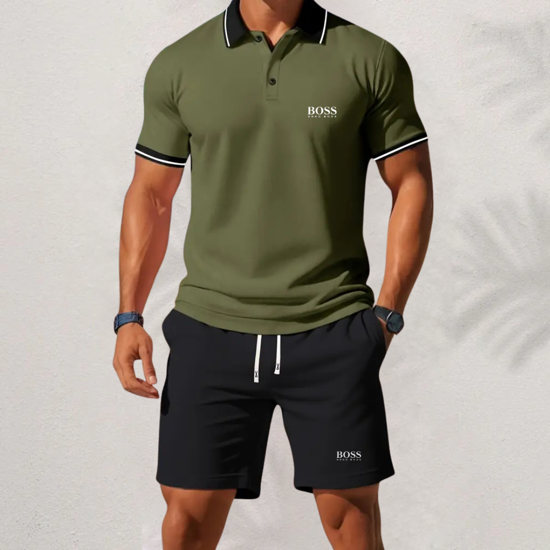 BOSS™ Classic Contrast Set – Timeless Elegance & Refined Style