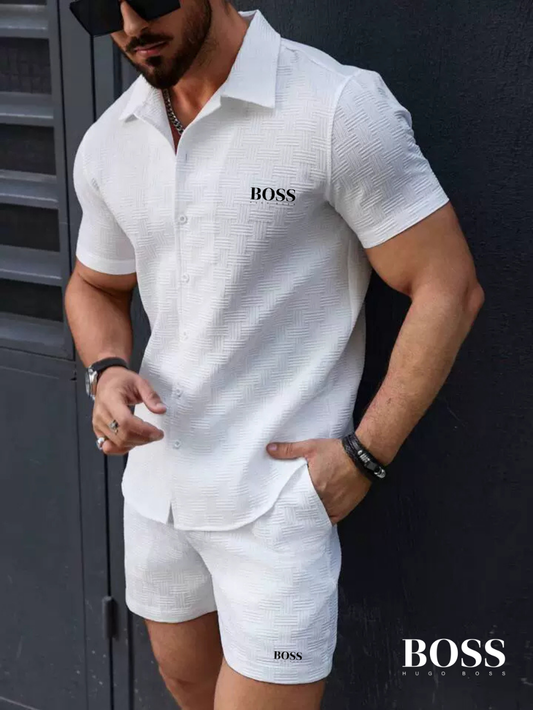 HUGO BOSS – Men’s Luxury Summer Two-Piece Set