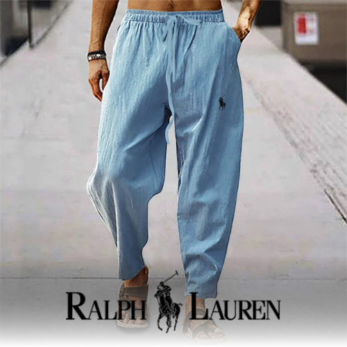 Ralph Lauren Linen Blend Summer Trousers – Relaxed Fit