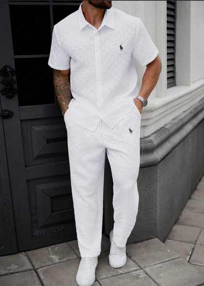 Ralph Lauren-Inspired Summer Set – Shirt & Pants