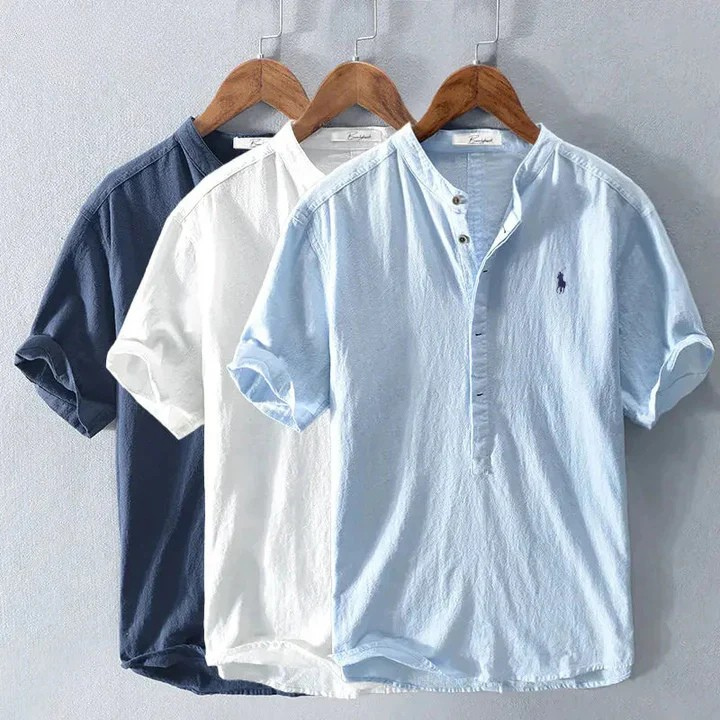Lightweight linen shirt for men
