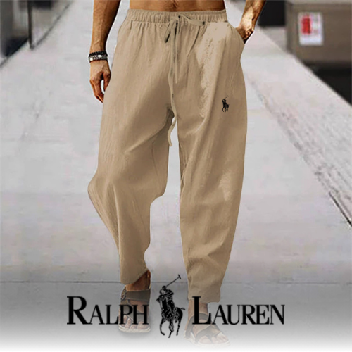 Ralph Lauren Linen Blend Summer Trousers – Relaxed Fit