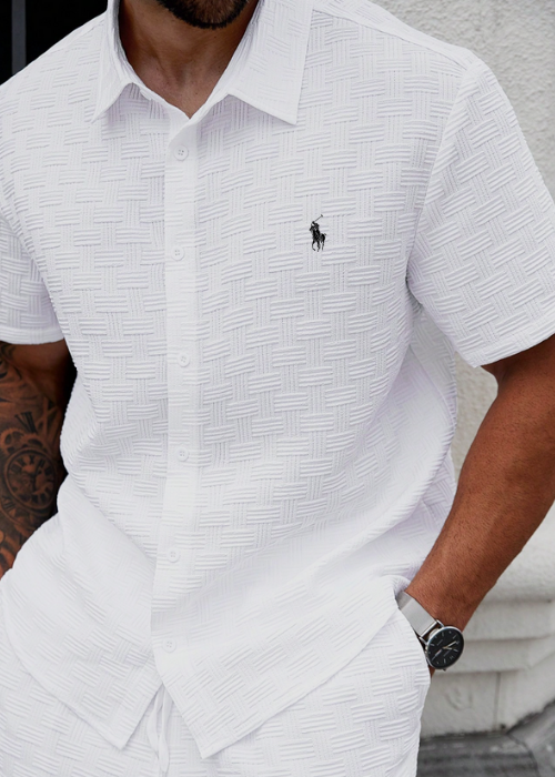 Ralph Lauren-Inspired Summer Set – Shirt & Pants