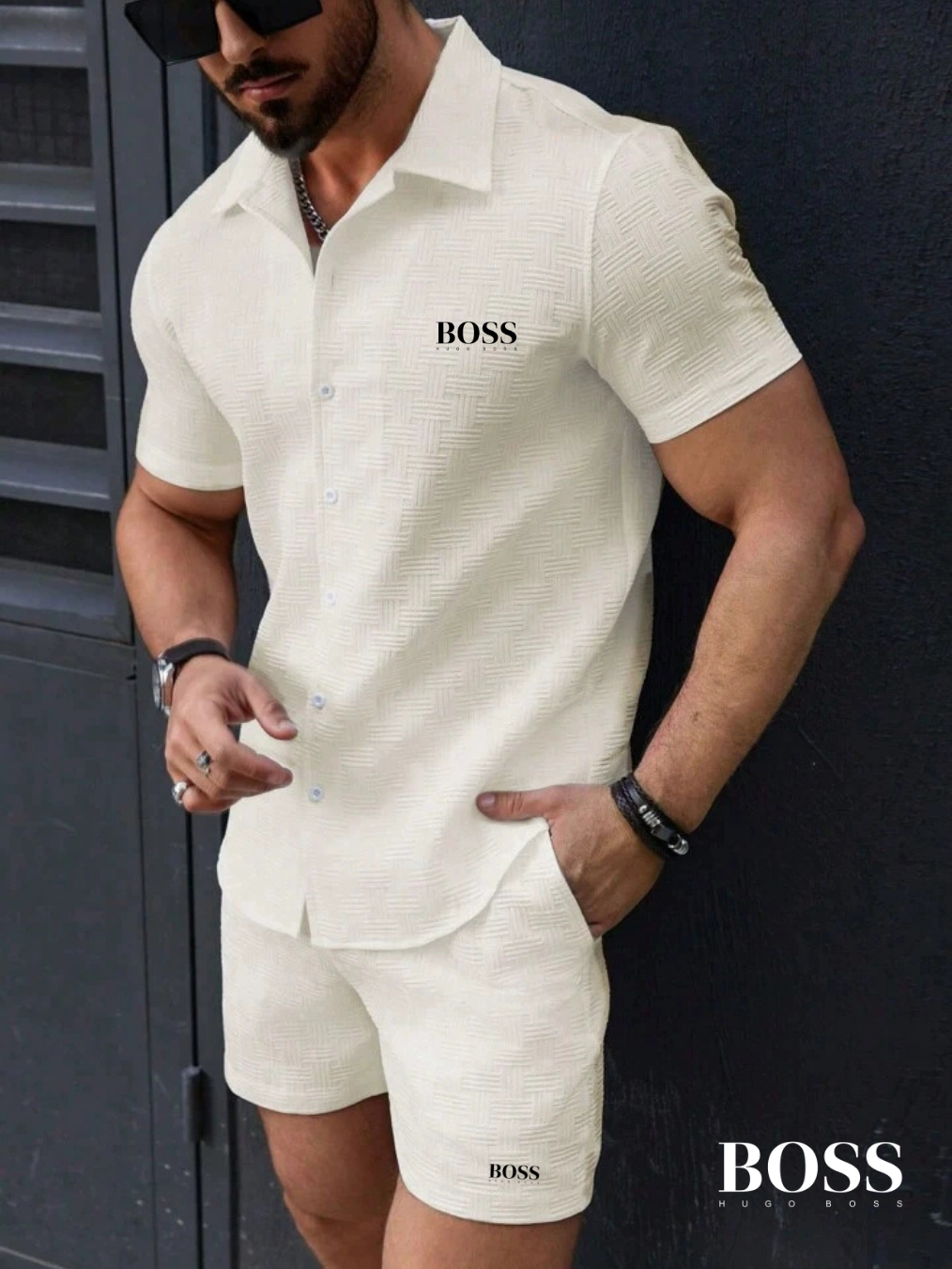 HUGO BOSS – Men’s Luxury Summer Two-Piece Set
