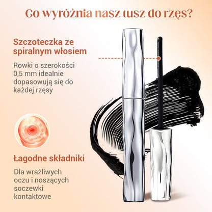 Zestaw tuszy do rzęs z efektem wydłużania i podkręcania