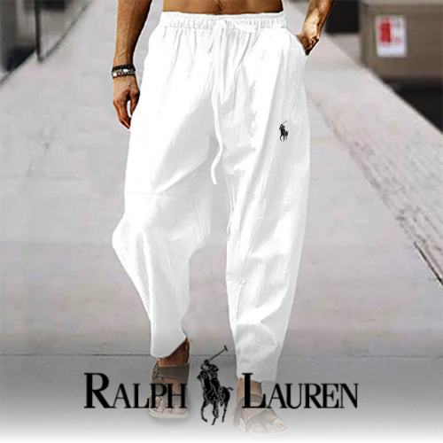 Ralph Lauren Linen Blend Summer Trousers – Relaxed Fit