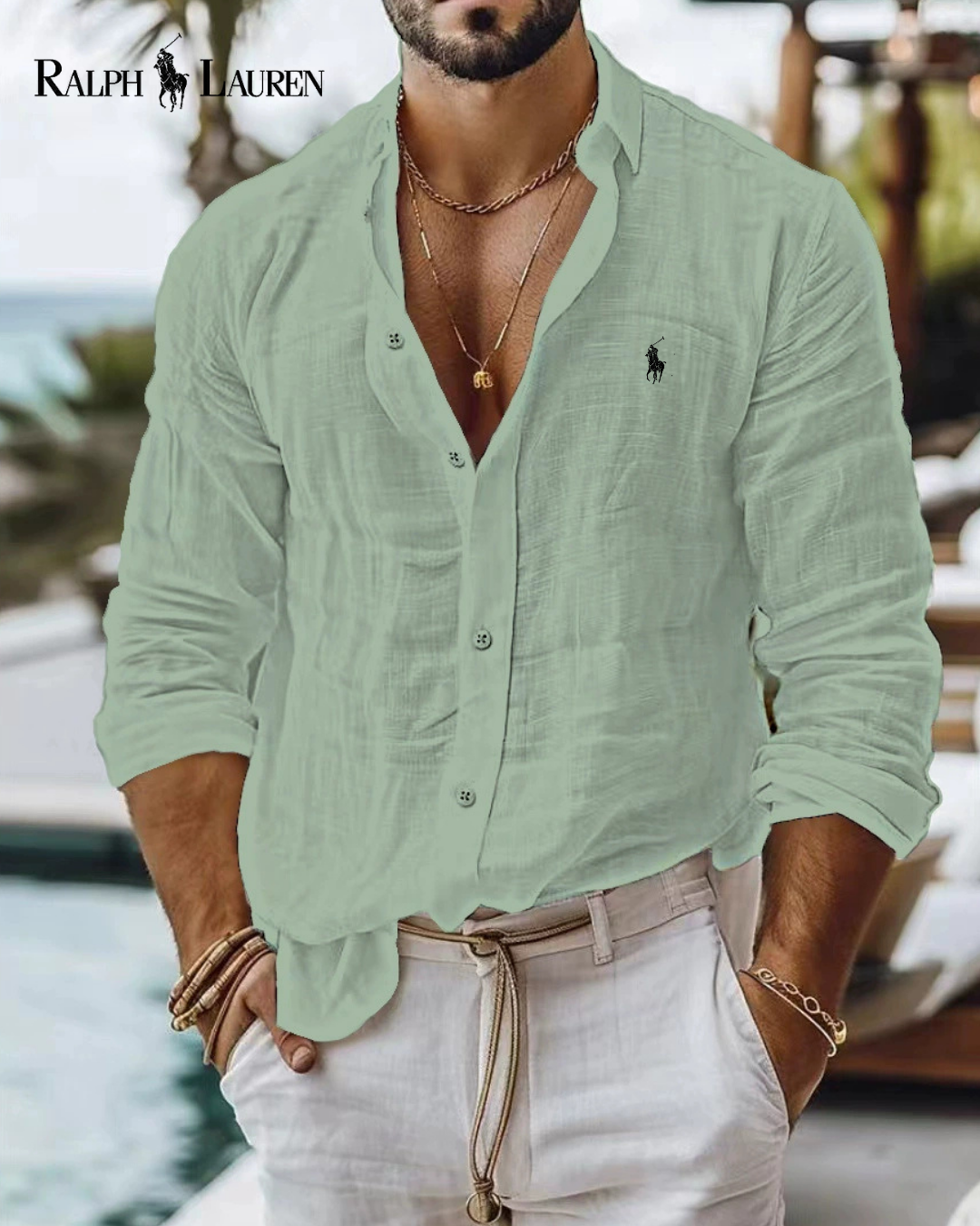 RALPH LAUREN - Men's Casual Shirt