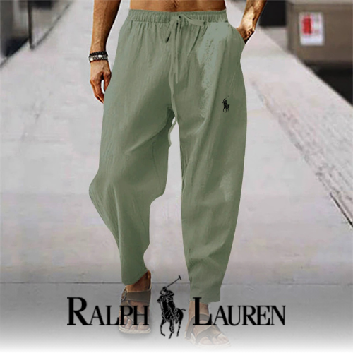 Ralph Lauren Linen Blend Summer Trousers – Relaxed Fit