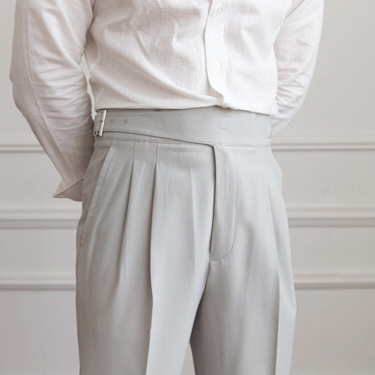 Classic Buckle Gurkha Pants by Italian Vega™