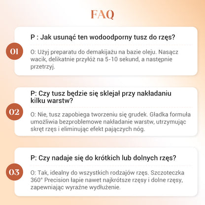 Zestaw tuszy do rzęs z efektem wydłużania i podkręcania