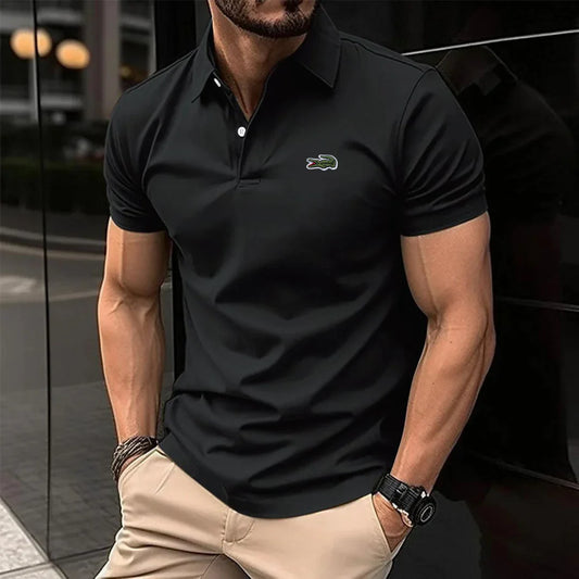 Lacoste Men's Classic Fit Polo Shirt – Black
