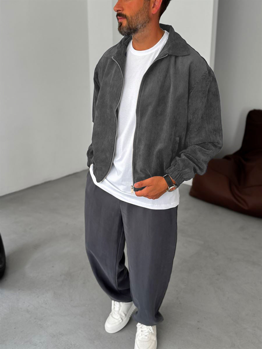 BLOUSON ANDIAMO - Men's corduroy jacket