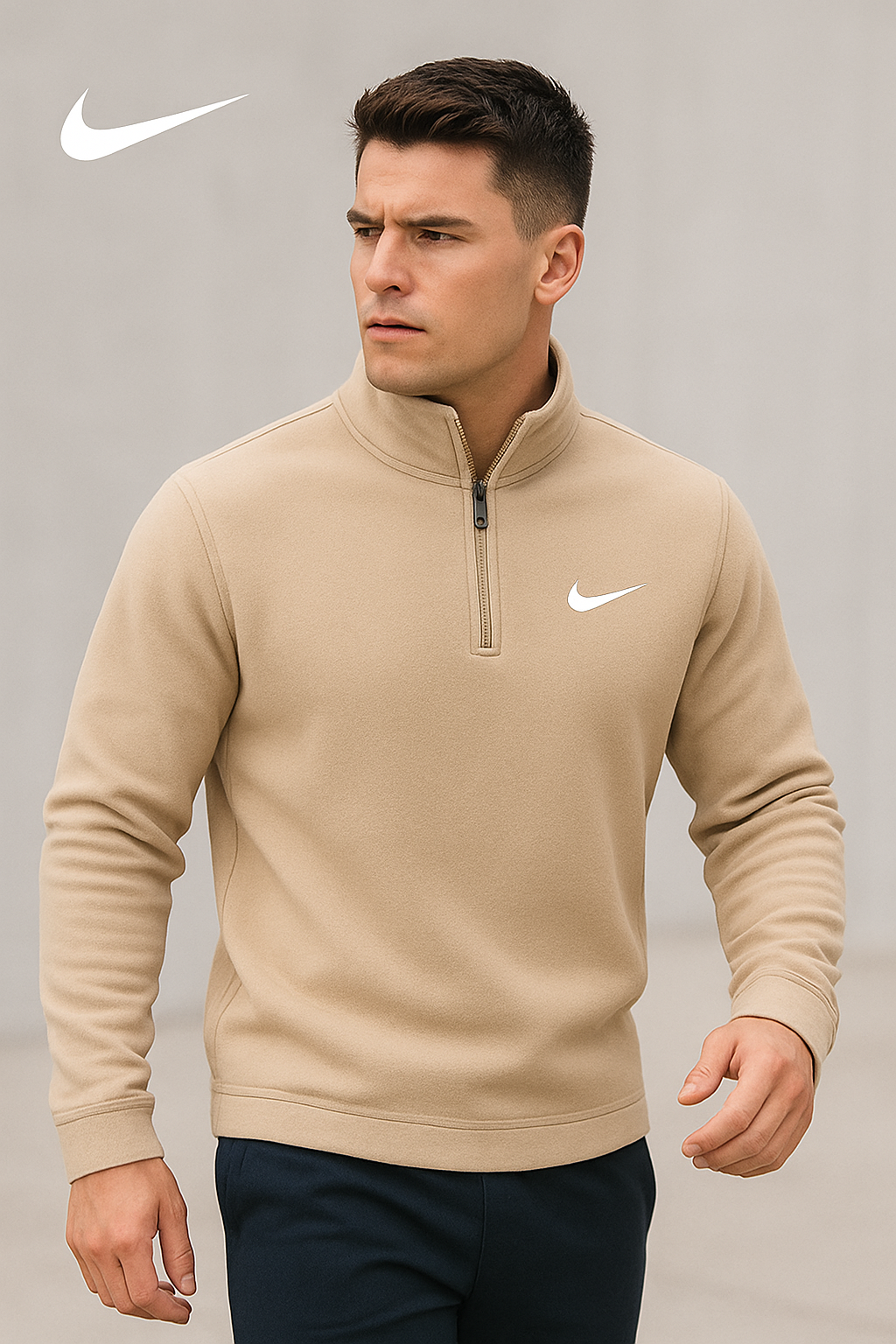 Nike™ Men’s Premium Quarter-Zip Pullover – Athletic Fit