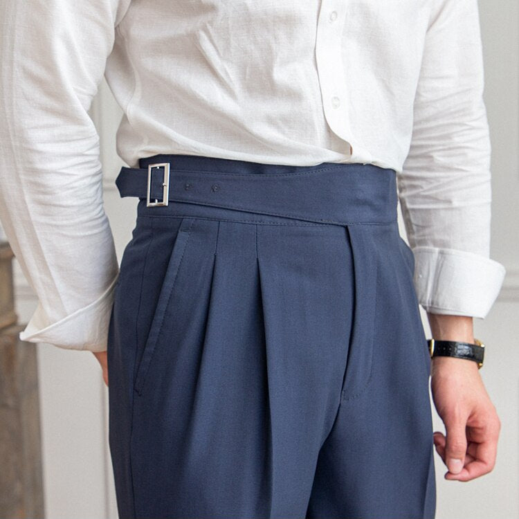 Classic Buckle Gurkha Pants by Italian Vega™