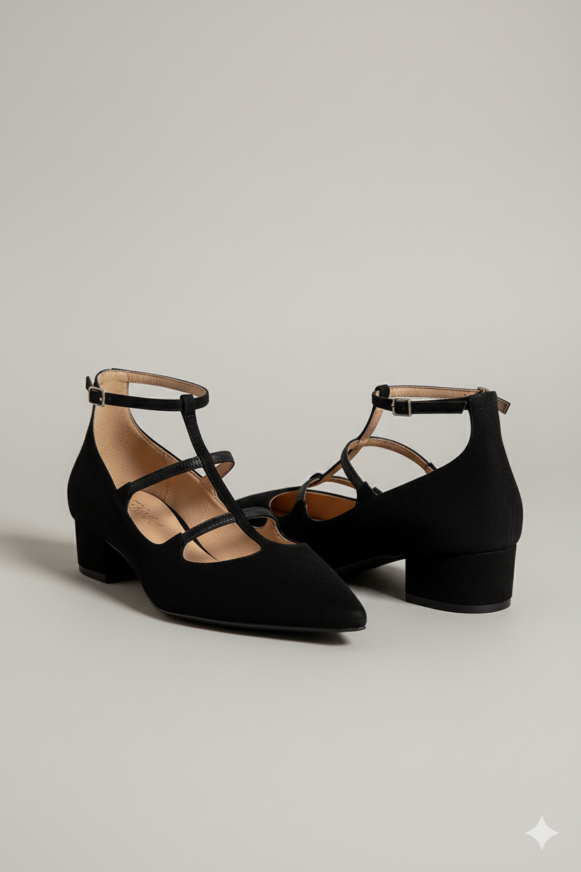 Deborah | Strappy Pointed Flats