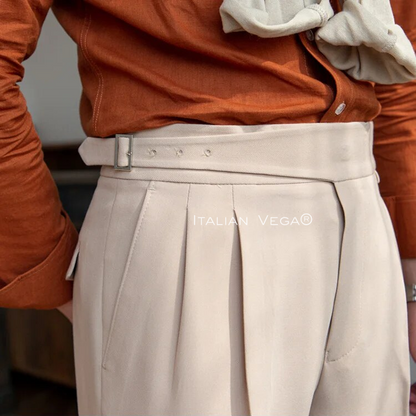 Classic Buckle Gurkha Pants by Italian Vega™