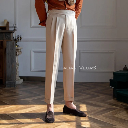 Classic Buckle Gurkha Pants by Italian Vega™