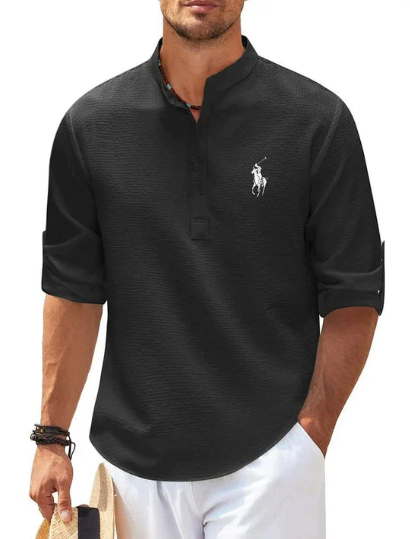 Ralph Lauren – Men's Casual Stand Collar Shirt