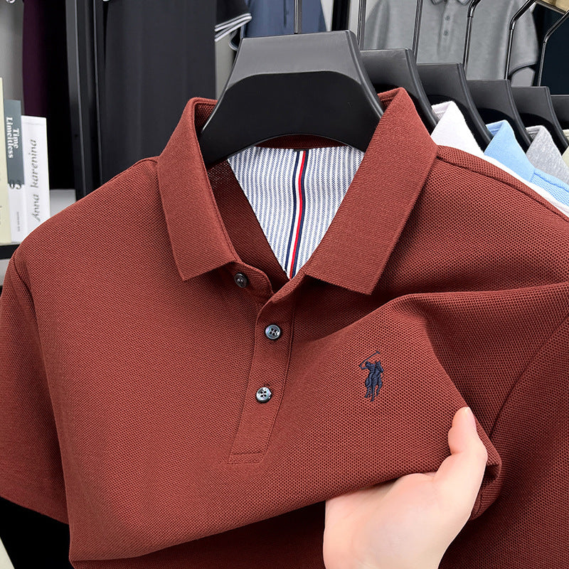 Cotton POLO Shirt – Short Sleeve, Classic Fit for Men