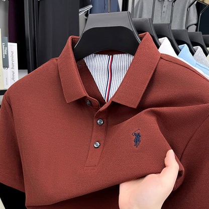 Cotton POLO Shirt – Short Sleeve, Classic Fit for Men