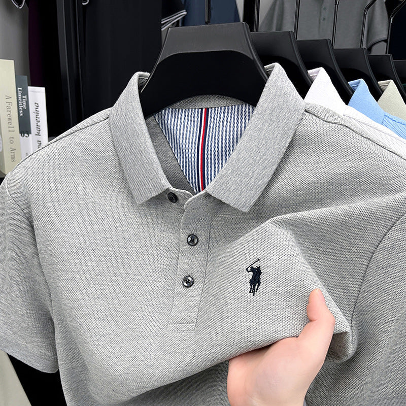Cotton POLO Shirt – Short Sleeve, Classic Fit for Men
