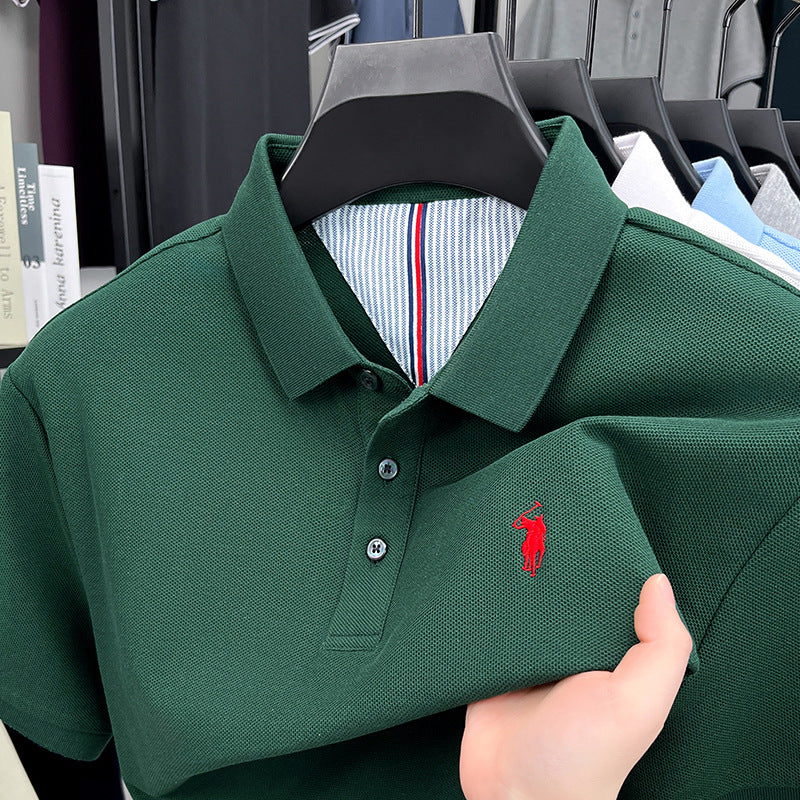 Cotton POLO Shirt – Short Sleeve, Classic Fit for Men