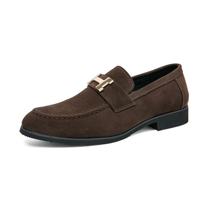 Hermès Signature Suede Loafers with Iconic Hardware