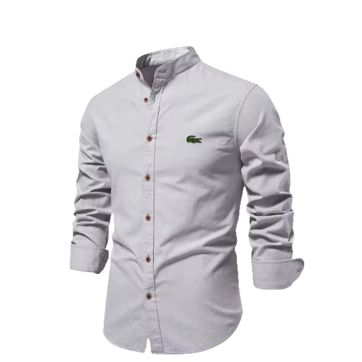 Lacost – Men’s Mandarin Collar Dress Shirt