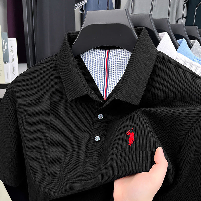 Cotton POLO Shirt – Short Sleeve, Classic Fit for Men