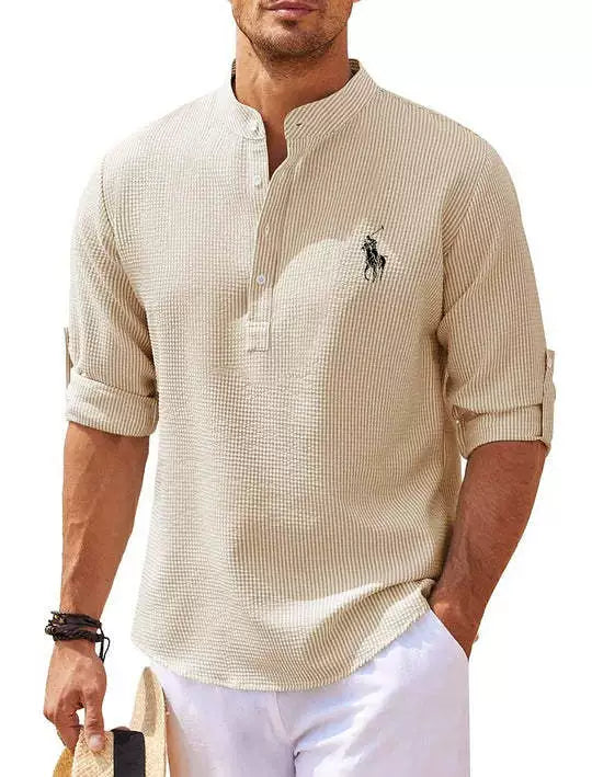 Ralph Lauren – Men's Casual Stand Collar Shirt