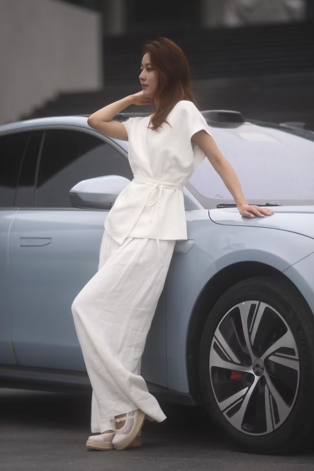 Avaé™ Wrap-Waist Sleeveless Suit Set (2-Piece)