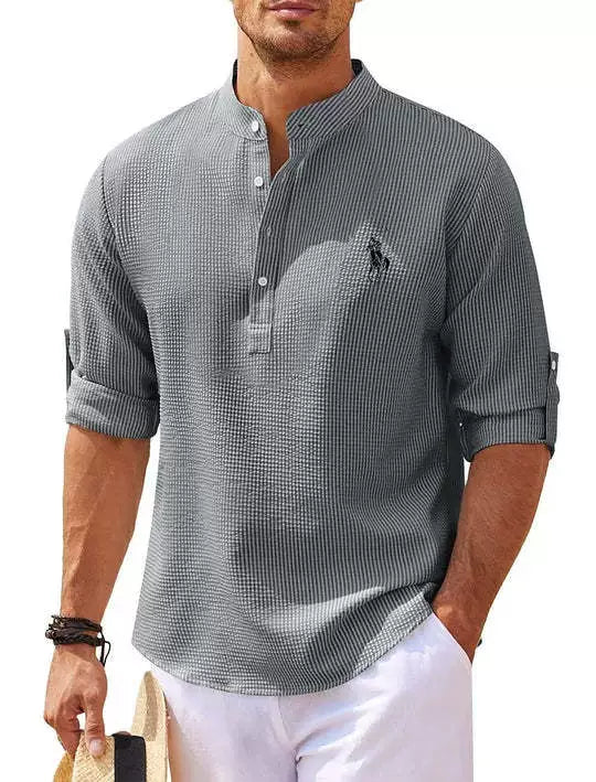 Ralph Lauren – Men's Casual Stand Collar Shirt