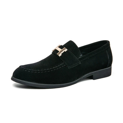 Hermès Signature Suede Loafers with Iconic Hardware