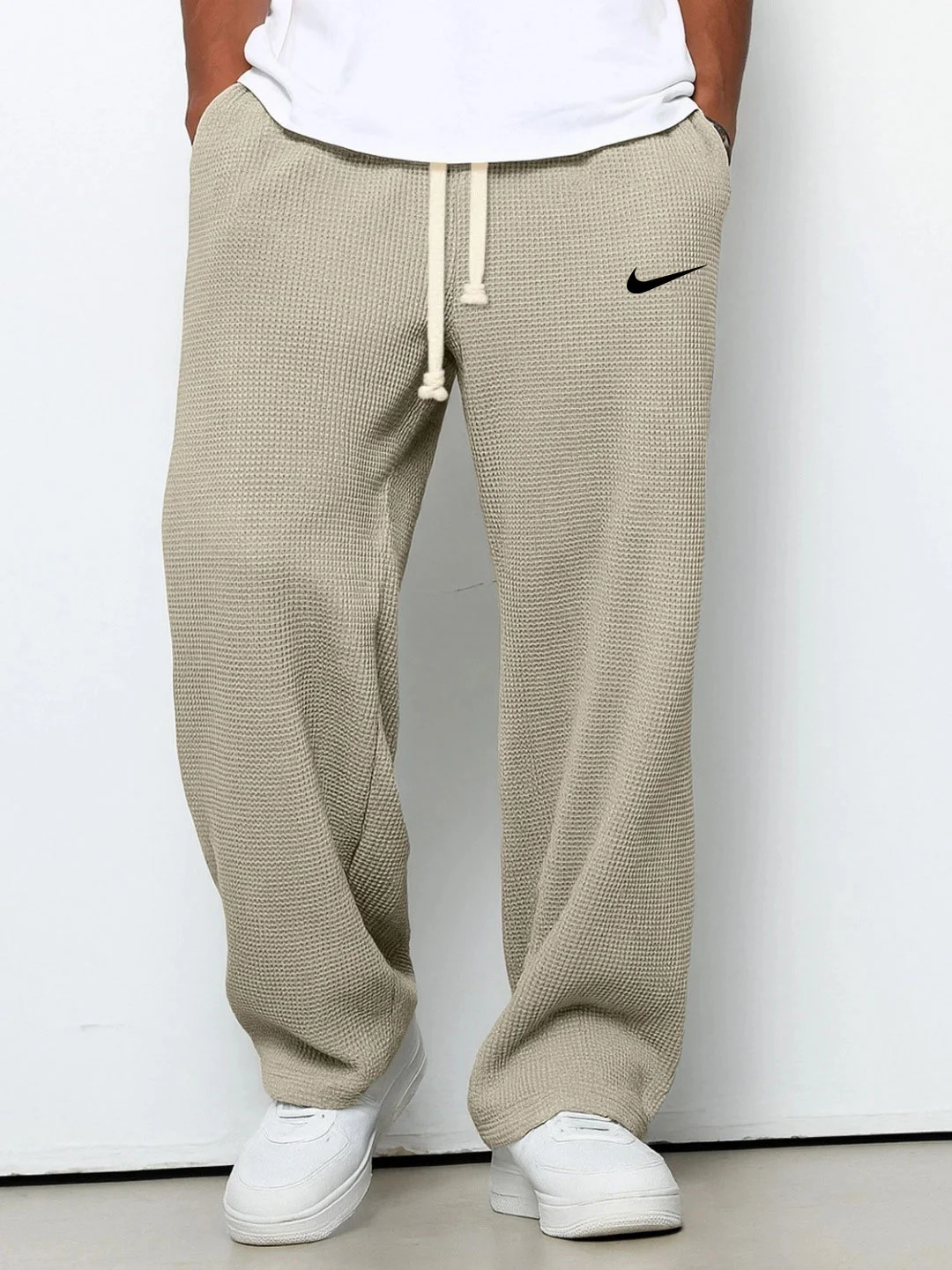 NK™ Casual Trousers with Embossed Texture