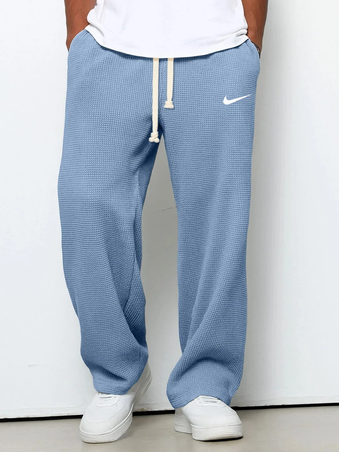 NK™ Casual Trousers with Embossed Texture