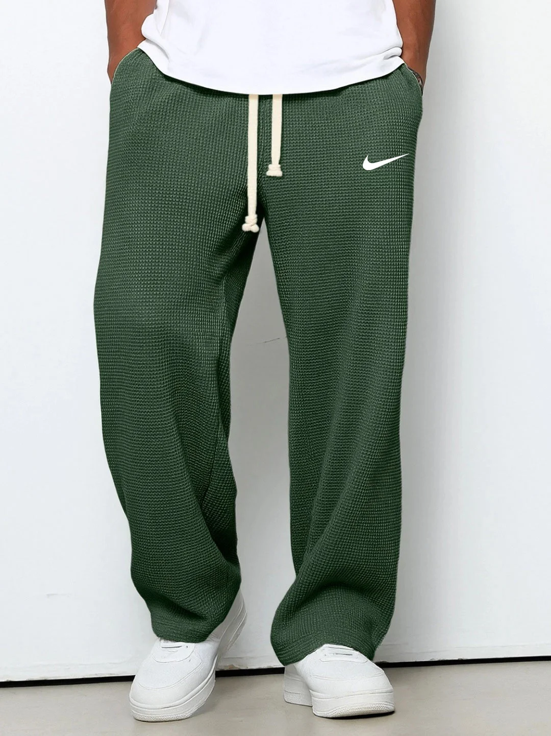 NK™ Casual Trousers with Embossed Texture