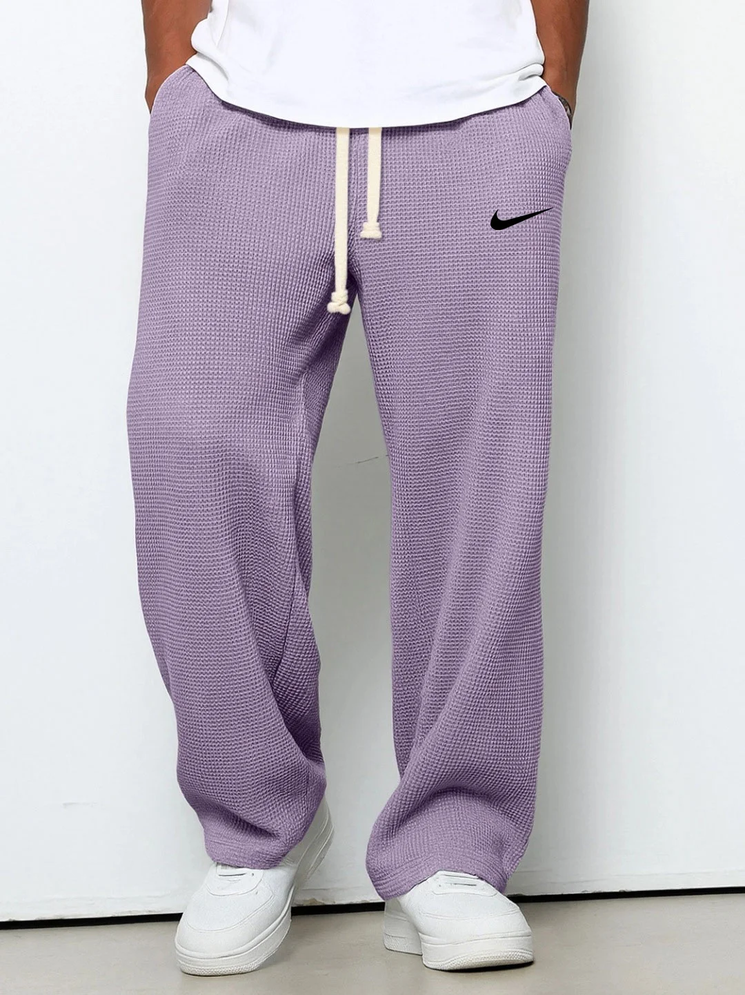 NK™ Casual Trousers with Embossed Texture