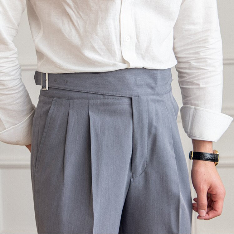 Classic Buckle Gurkha Pants by Italian Vega™