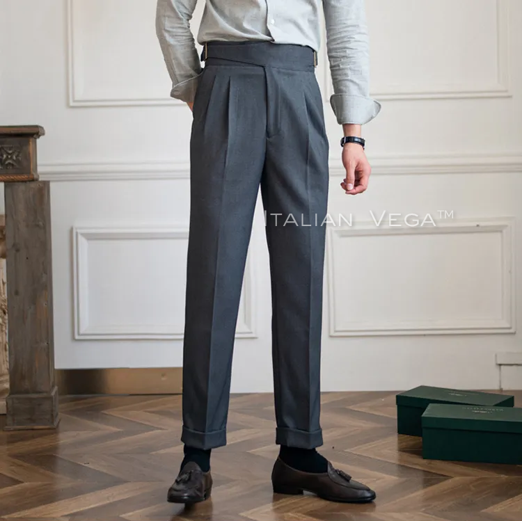 Classic Buckle Gurkha Pants by Italian Vega™