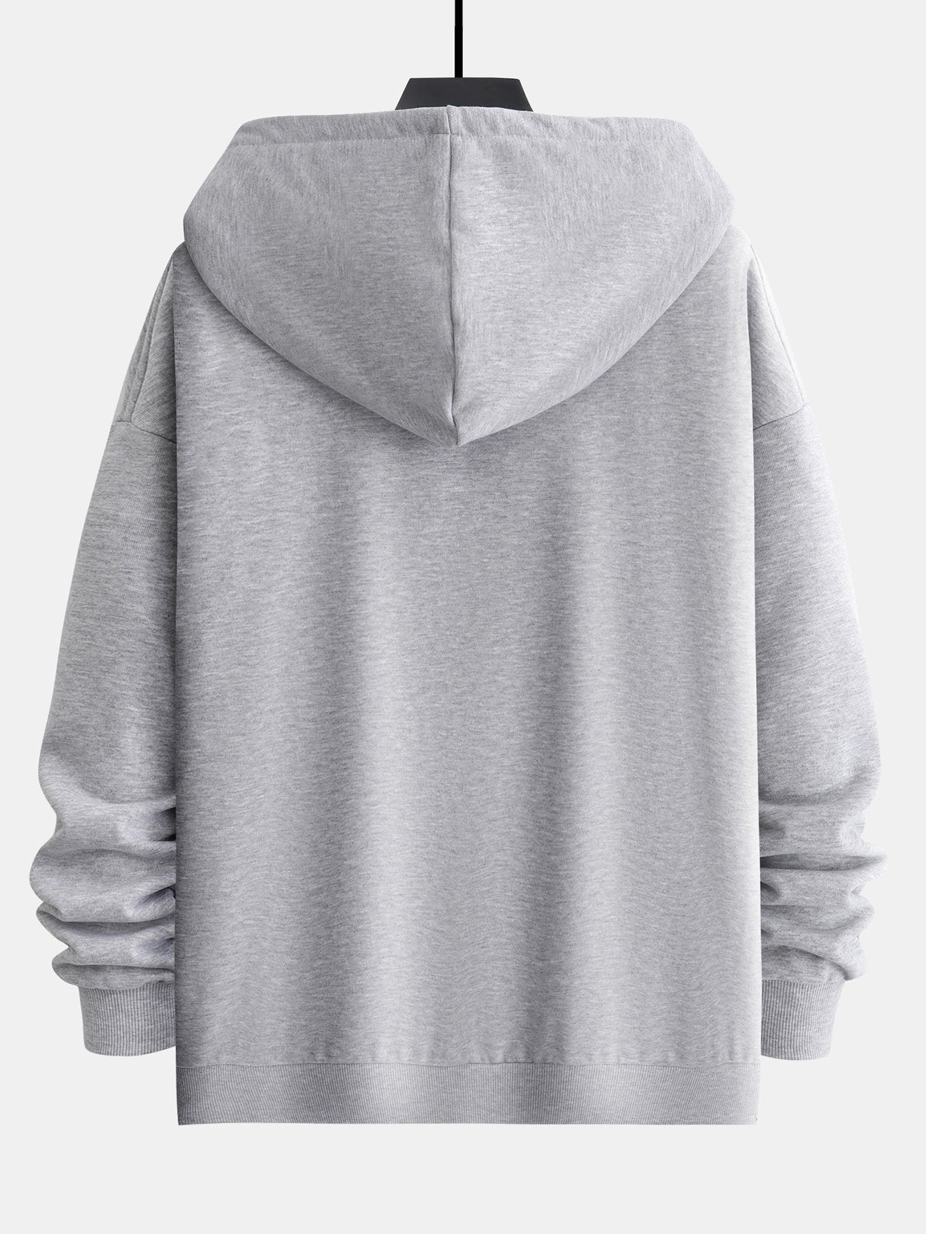 Basic Relax Fit Zip Hoodie