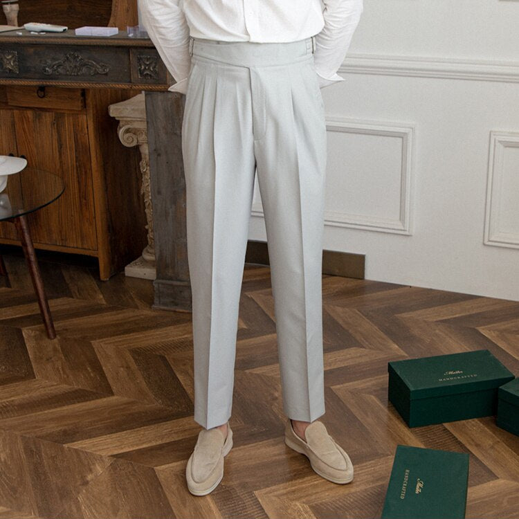 Classic Buckle Gurkha Pants by Italian Vega™