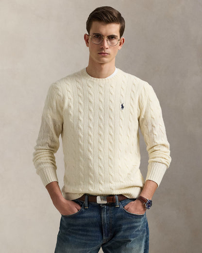Ralph Lauren Men’s Classic Cable-Knit Sweater